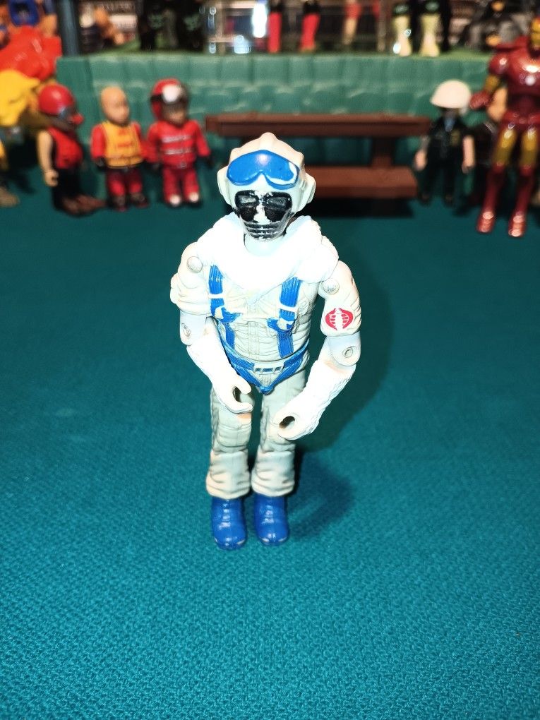 G.I Joe V1 ARAH Figure ' Snow Serpent " ( Vintage Hasbro 1985 )