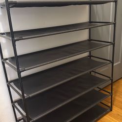 Black Shoe Rack 