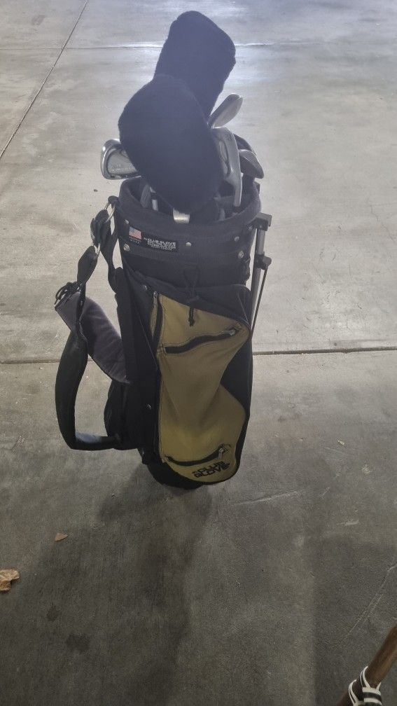 Golf Club Bag With Clubs