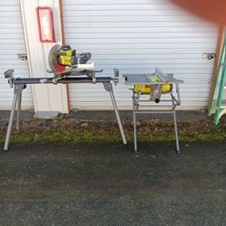Chop Saw And Table Saw