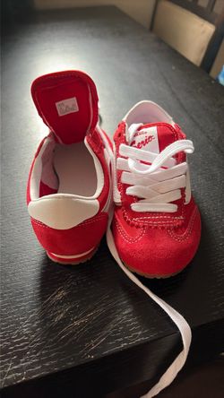 Red kid Vans NEW
