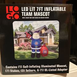LED Lit 7’ Ft Inflaltable Team Mascot 