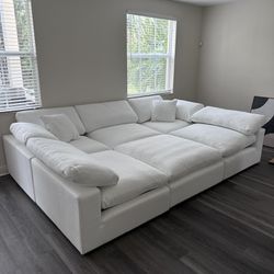 NEW White Cloud Couch Sofa Bed