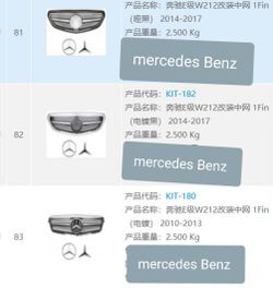 New Merceses grills