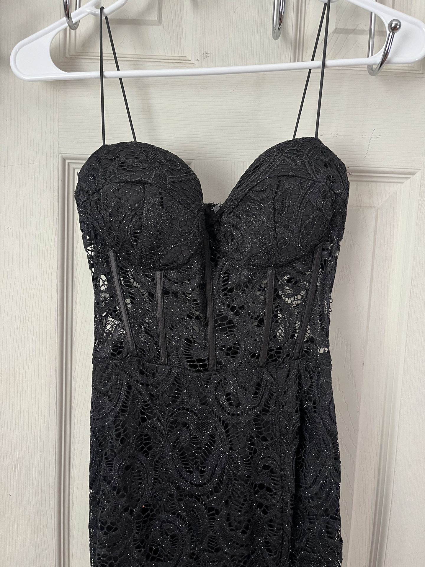 Black Corset Prom Dress