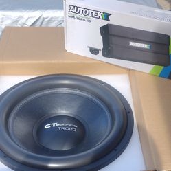 18 In Subwoofer & 3000w  Amplifier 