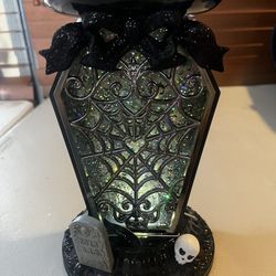 Bath And Body Works Waterglobe Light Up Candle Holder Halloween