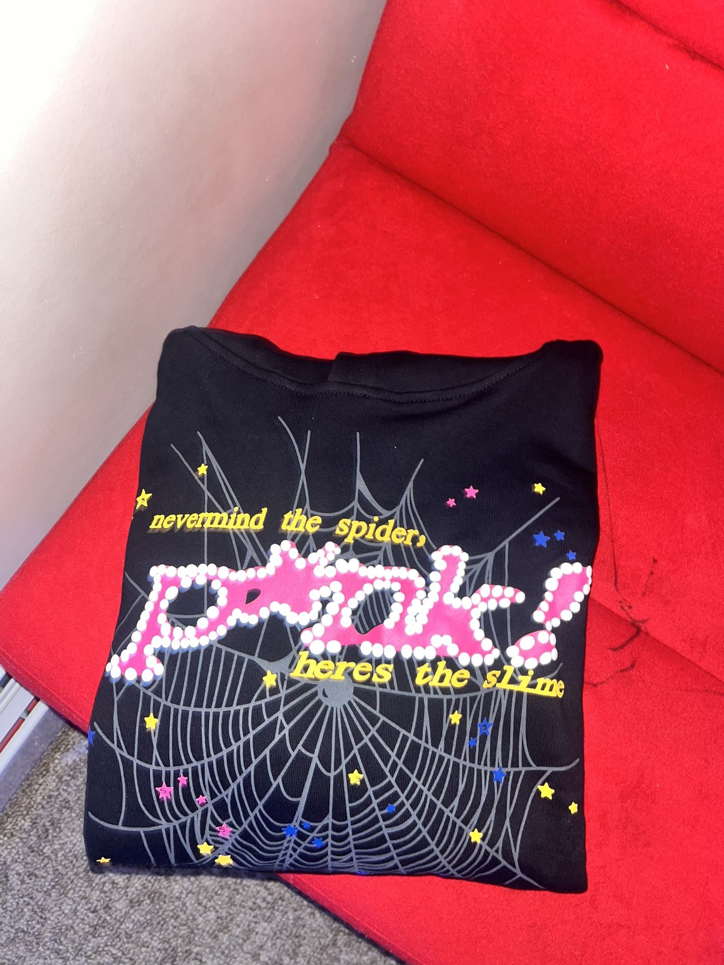 1:1 Black Pink Sp5der Hoodie