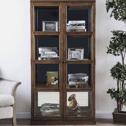 Oak Curio Cabinet Brand New In Box 