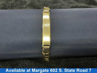 ID Bracelet - Yellow Gold 14k (.585) 14.8 grams 8 inch
