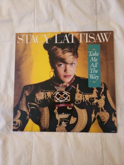 Stacy Lattisaw Take Me All The Way Vinyl LP NEVER PLAYED