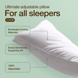 New Coop Fully Adjustable Cloud Pillow - Superior Sleep