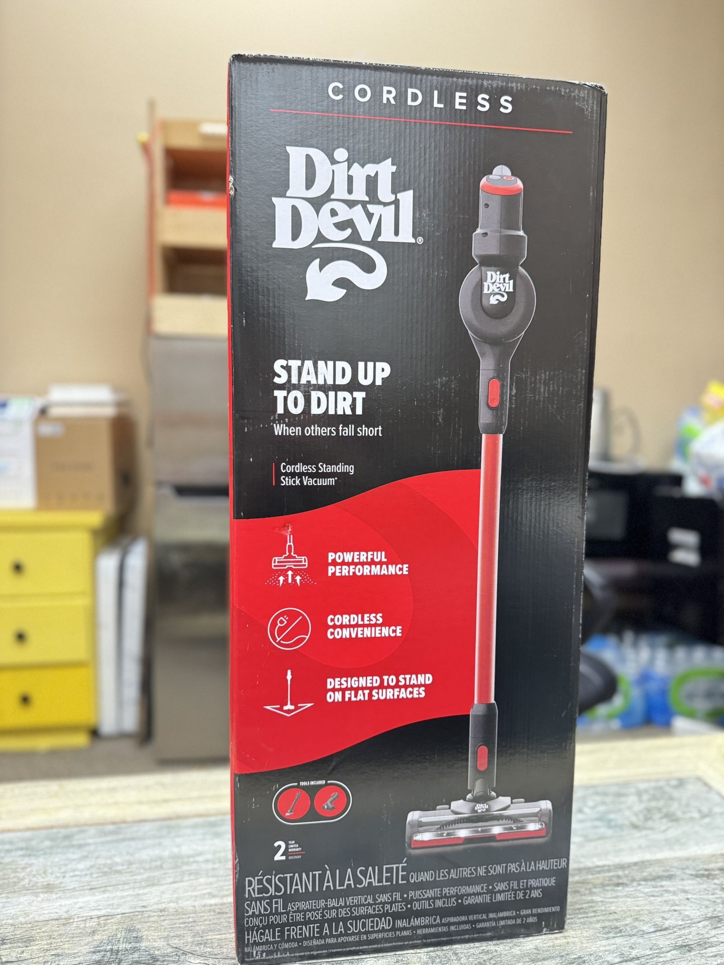 Dirt Devil Cordless Standing Stick Vacuum Bd57010v