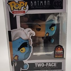 Funko POP Batman Animated Series Two-Face #432 L.A Comic Con Exclusive W/Protector 🔥 