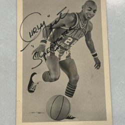 Fred “Curly” Neal- Harlem Globetrotters Basketball Signed Photo