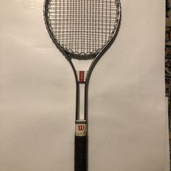 VINTAGE WILSON T3000 STEEL TENNIS RACQUET (4 5/8) 