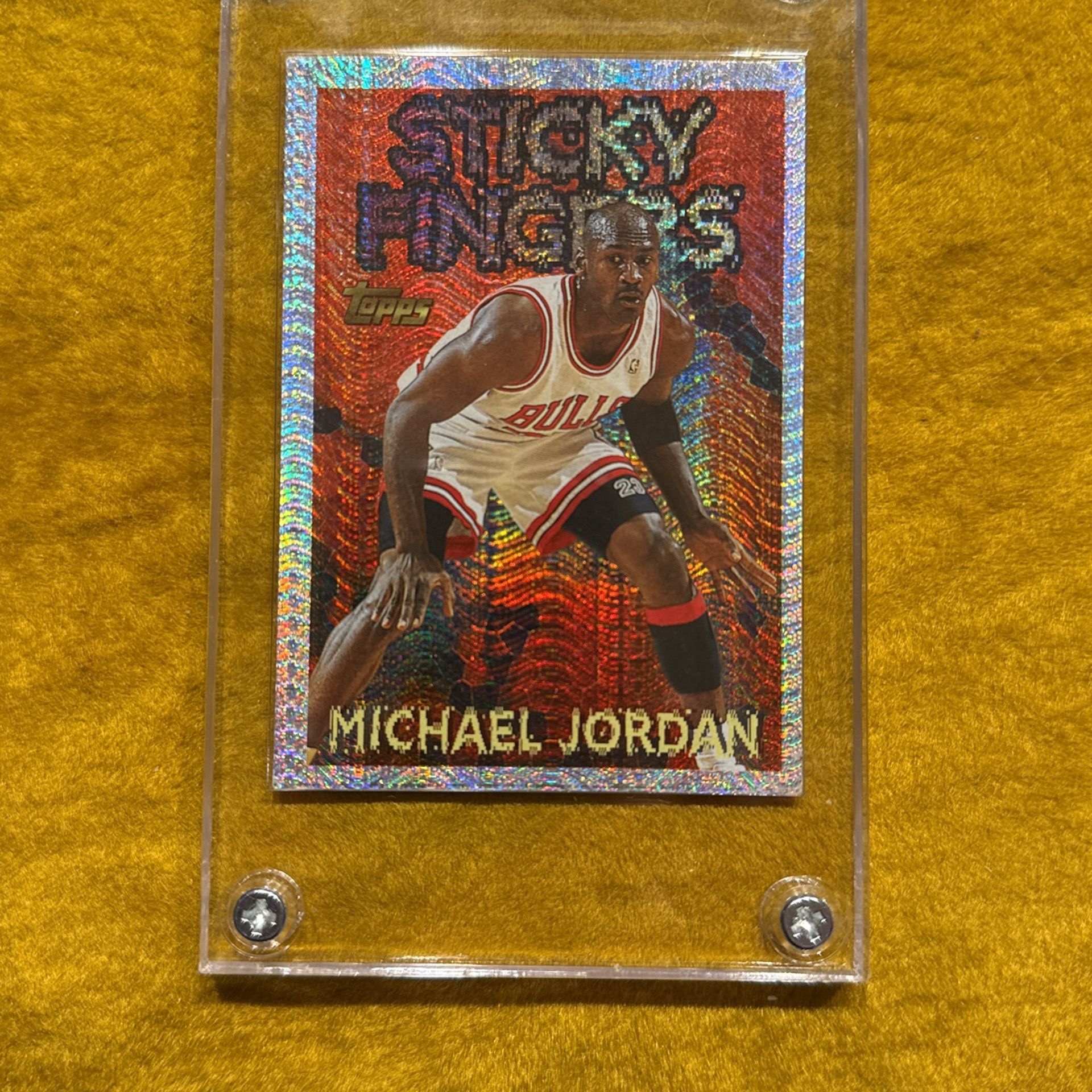 Michael Jordan 1996 Topps Sticky Fingers