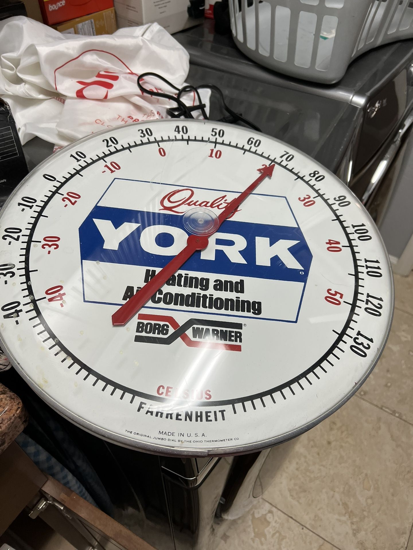 York Heating and AC Thermometer 18 Inch