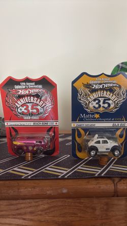 Hot Wheels, beach, bomb and bug