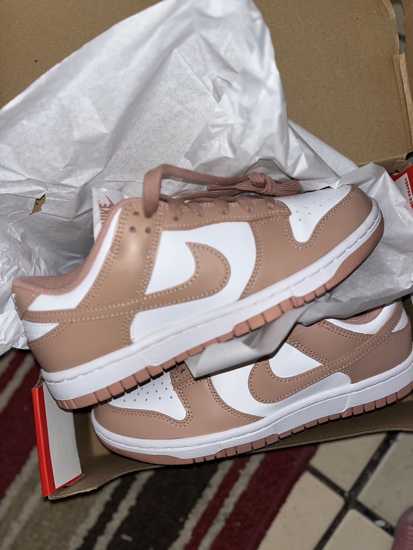 Rose Gold Air Force Ones New In Box
