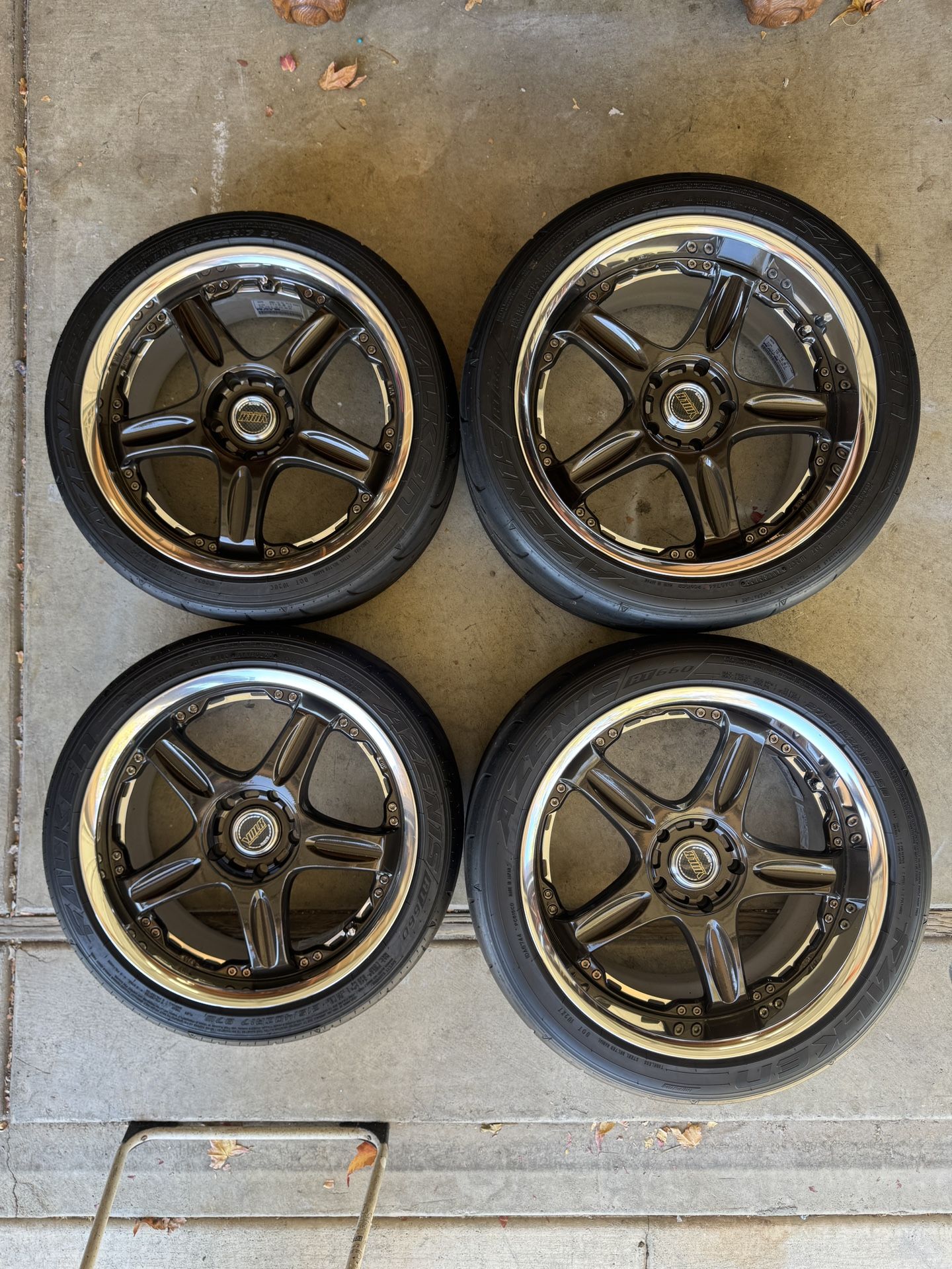 RAYS Wheels & Falken RT660s Tires
