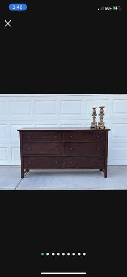 Classic Dark Wood Dresser