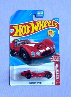 Hot wheels red edition Maserati Tipo 61