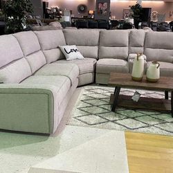 Medford-3PC Full Sleeper Sectional-Tan by Emerald Home 