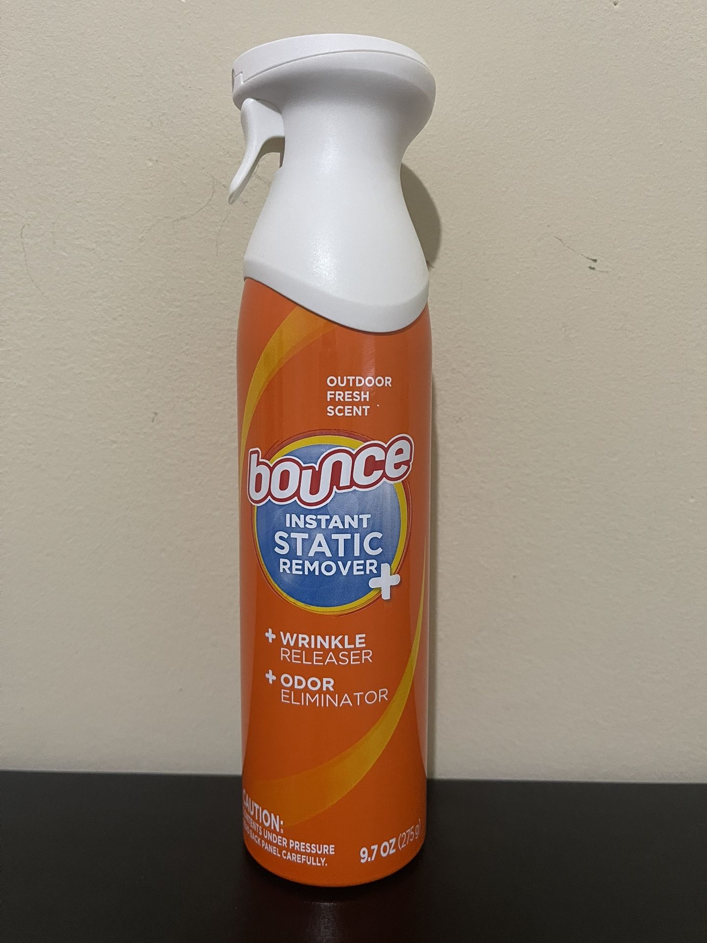 Bounce Rapid Touch-Up 3 in 1 Static Remover, Wrinkle Releaser, Fabric Refreshing Odor Eliminator, Fresh Scent, 9.7 oz