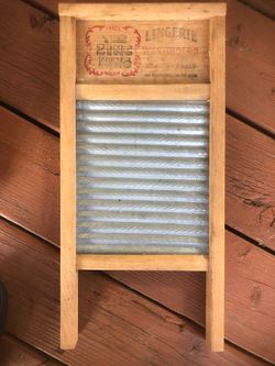 ~ Zinc King Lingerie Antique Washboard No. 703