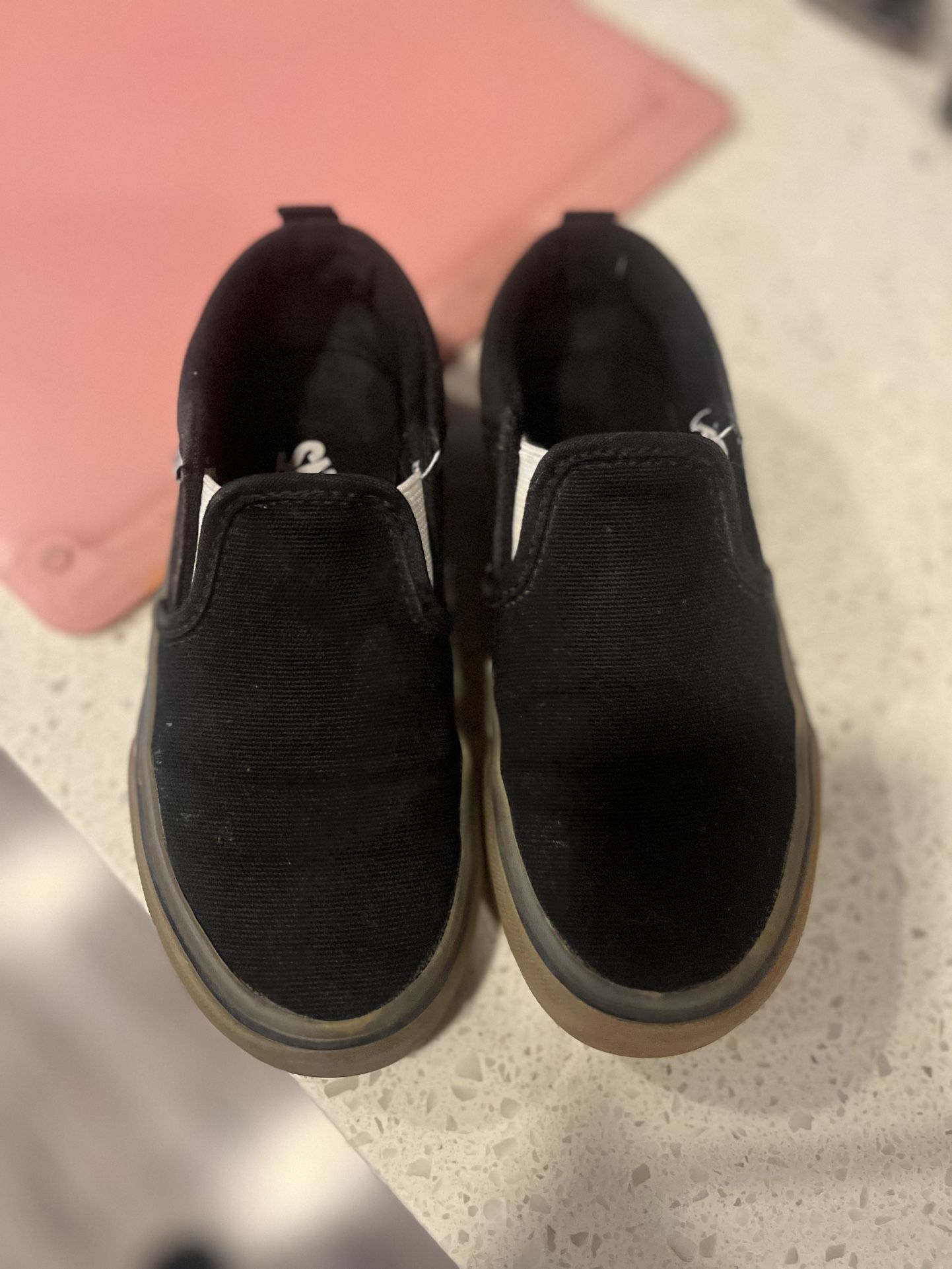 Black Vans With Brown Gum Size 13c