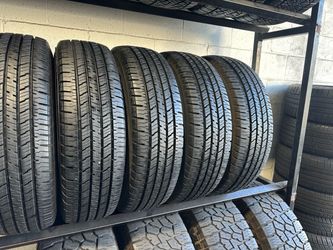 SET OF TIRE 225 75 16 LT HANKOOK 85% LIFE