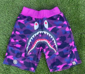 BAPE Shark Camo Shorts