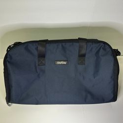 Halfday The Garment Duffel Travel Bag Navy Blue Vacation Business Large