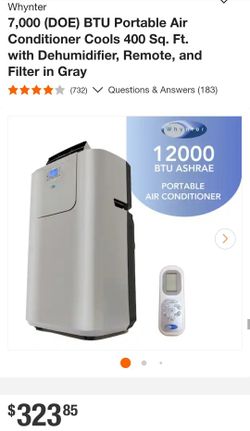 7,000 BTU Portable Air Conditioner 