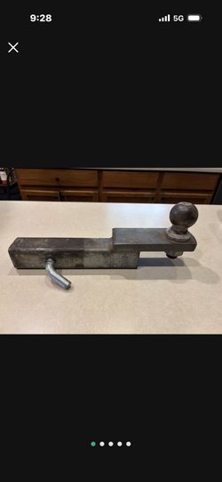 1-Steel Trailer Hitch Ball Mount  Assembly 14”L 