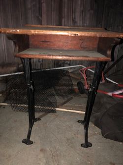 Old school desk
