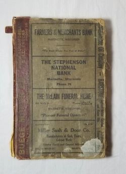 Marinette WI & Menominee MI 1932 Polk Residential Directory Wisconsin Michigan
