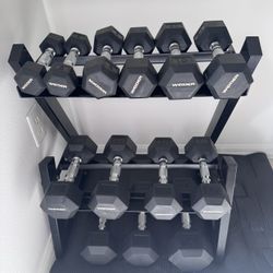 Dumbbell Set With Stand 