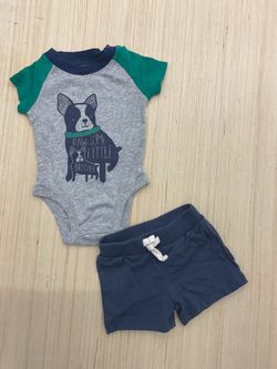 Pawsome little brother 2pc set