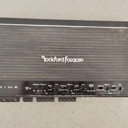 ROCKFORD FOSGATE R600X5 CLASS AB 5-CHANNEL 600W RMS SPEAKERS CAR AMPLIFIER Pre-owned 