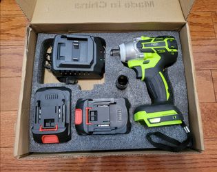 NEW Impact Wrench Kit w/2 batteries 4.0Ah