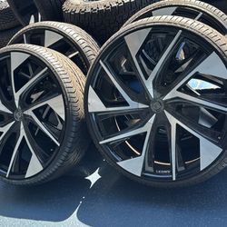 WHEELS LEXANI 28x10 CHEVY/FORD 6x5.5/6x135