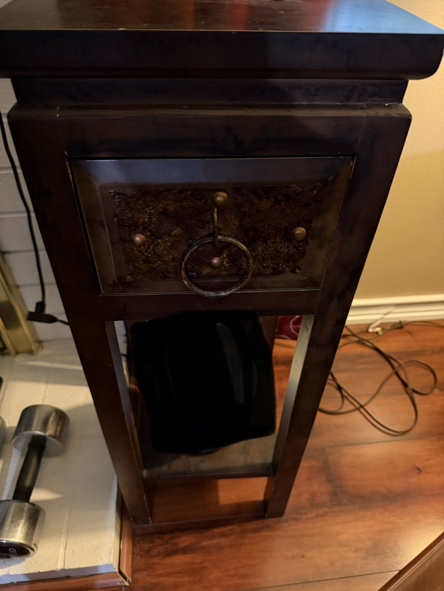 Wooden Side Table With Drawer 