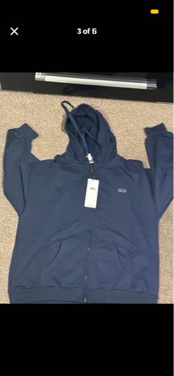Navy blue alo zip up
