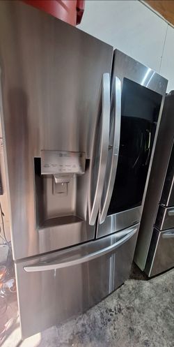 Lg Refrigerator With Glass Door