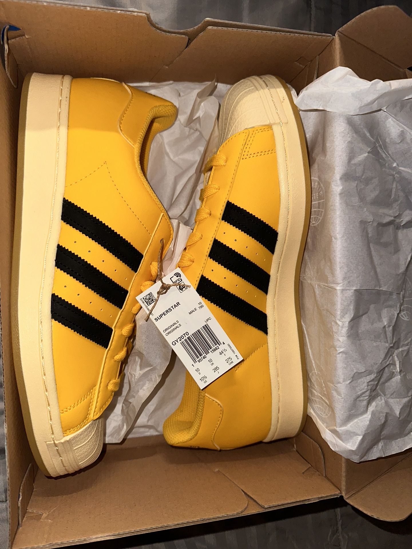Adidas Superstar Originals 'Bold Gold'