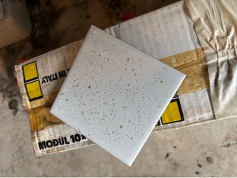 Tile with spacers