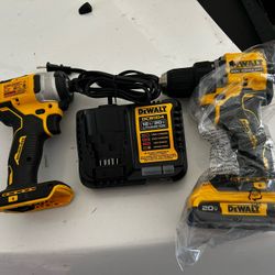 Dewalt Drill , Impact , Battery & Charger