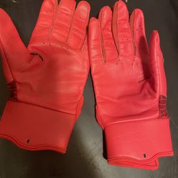 Red Nike Baseball Gloves Size Small